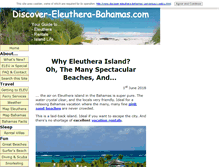 Tablet Screenshot of discover-eleuthera-bahamas.com